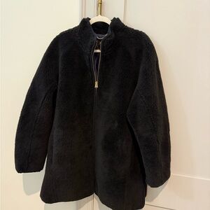 J. Crew Women's Teddy Fleece. Black. Size XL. Worn one time.